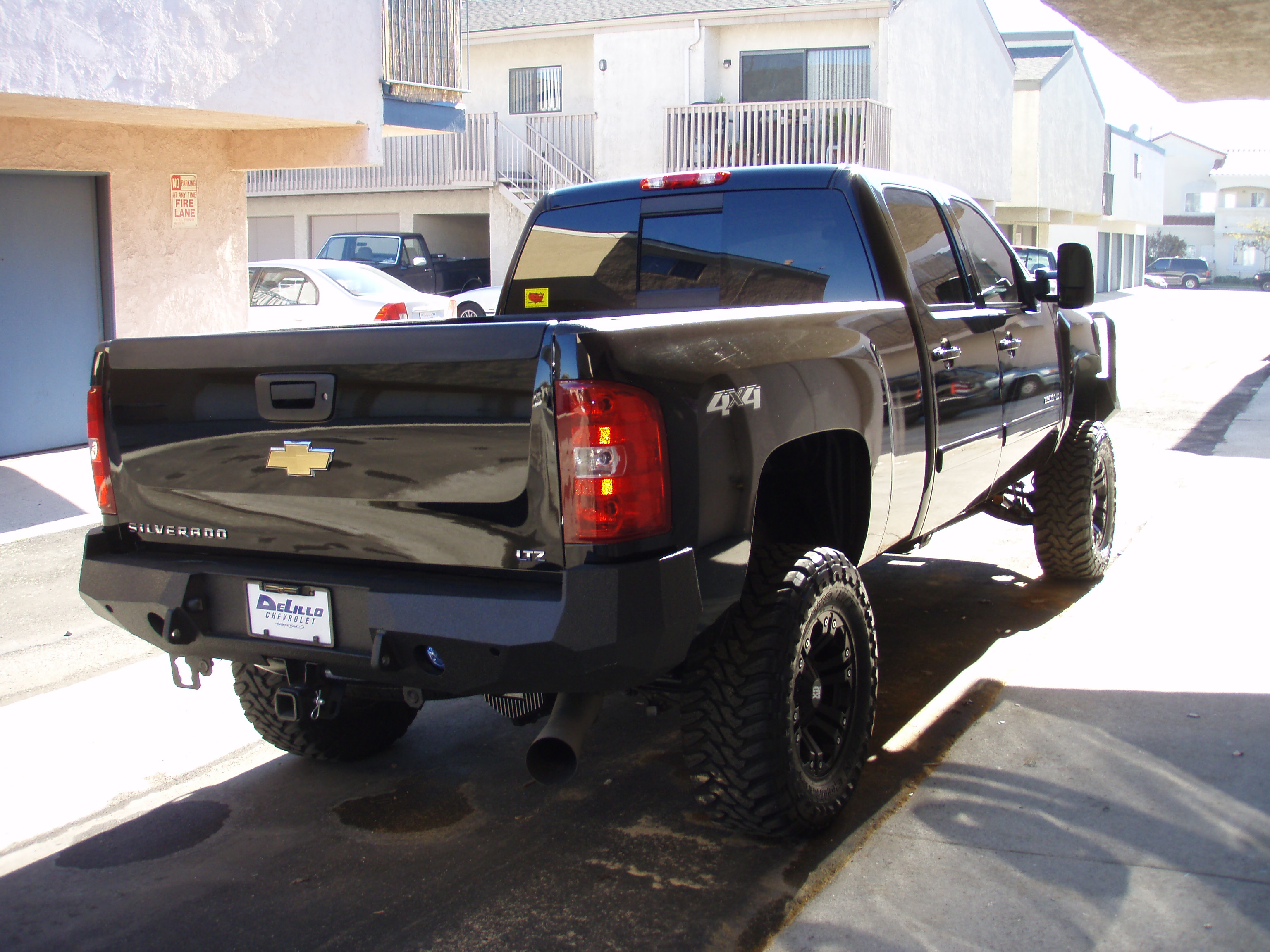 07-10 Chevrolet 2500 rear base bumper 07-10 Chevrolet 2500 rear base bumper