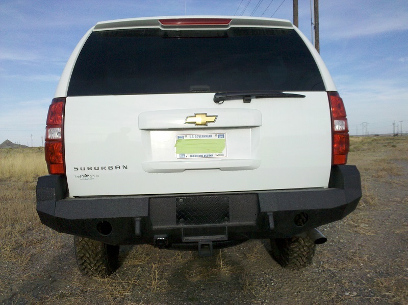 07-14 chevy suburban rear rear base bumper 07-14 chevy suburban rear rear base bumper