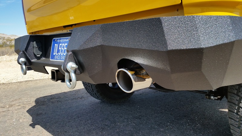 13-17 Dodge 1500 sport rear dual exhaust  13-17 Dodge 1500 sport rear dual exhaust