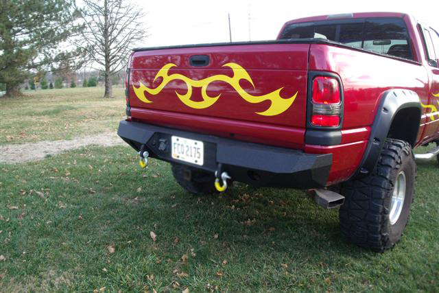 94-01 Dodge 1500 Rear Base Bumper 94-01 Dodge 1500 Rear Base Bumper
