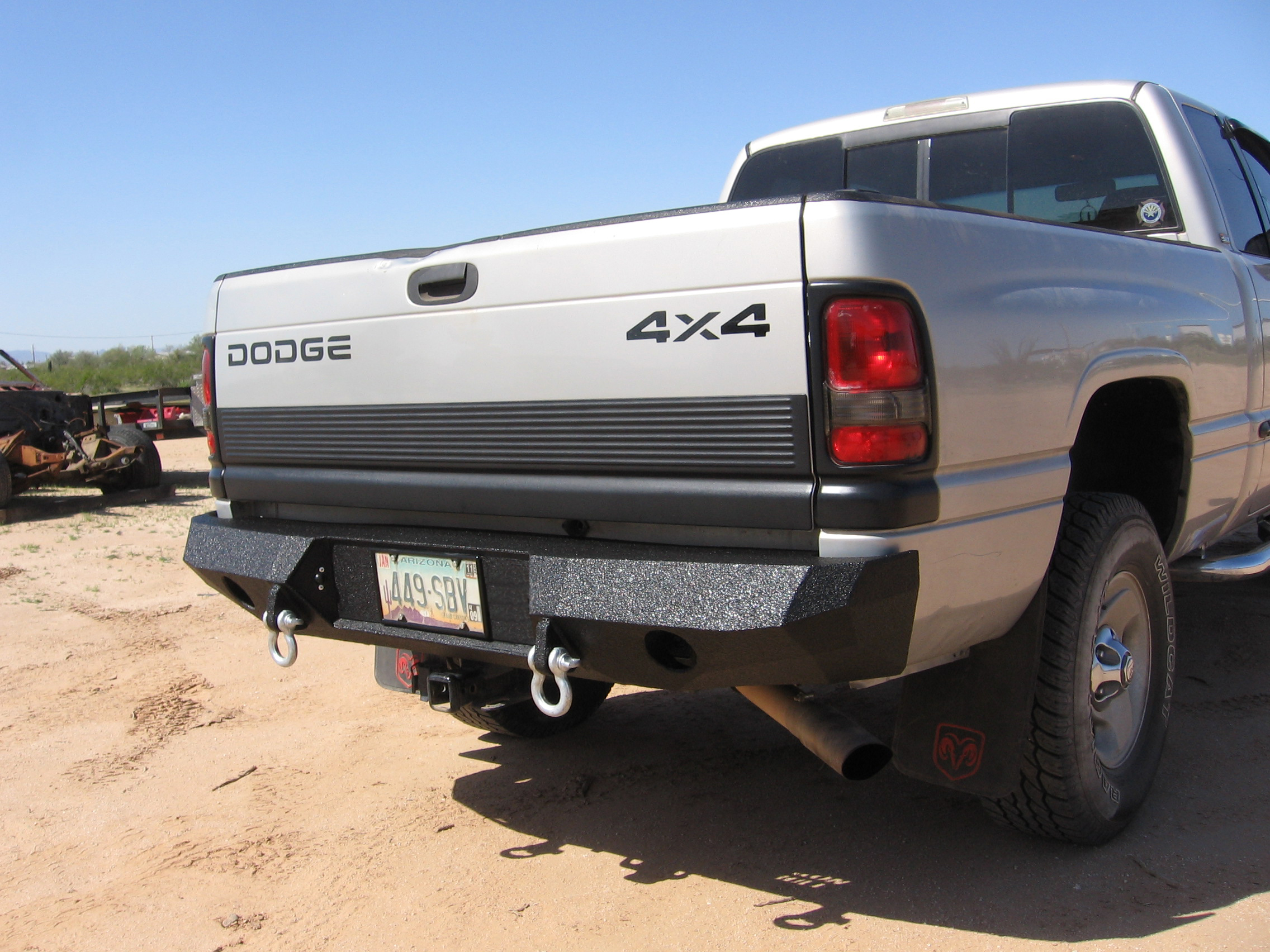 94-01 Dodge 1500 Rear Base Bumper 94-01 Dodge 1500 Rear Base Bumper