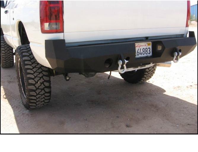 03-05 Dodge 2500 Rear Base Bumper 03-05 Dodge 2500 Rear Base Bumper