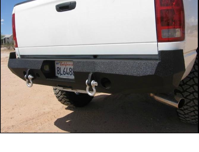 03-05 Dodge 2500 Rear Base Bumper 03-05 Dodge 2500 Rear Base Bumper