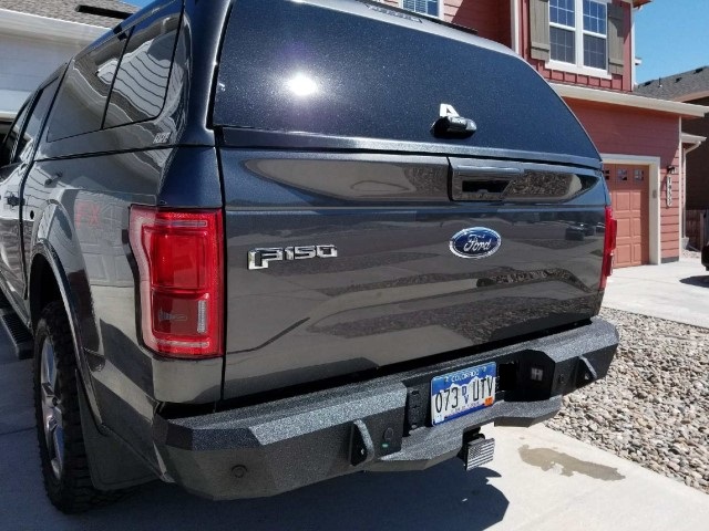 15-17 Ford F150 Rear Base Bumper 15-17 Ford F150 Rear Base Bumper